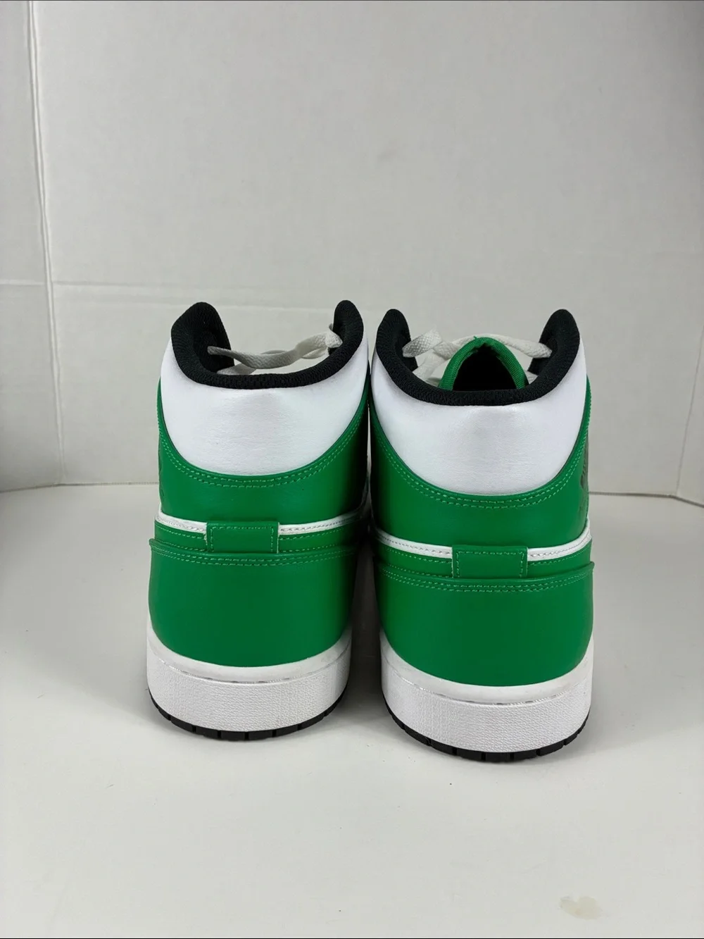 Jordan Men's Mid-Top Sneakers - Green/White Size 14